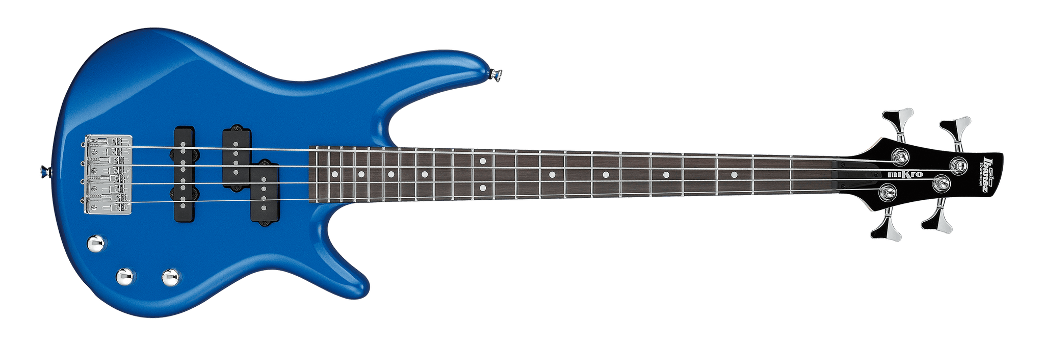Ibanez Gio GSRM20 miKro Electric Short-scale Bass Guitar - Starlight Blue