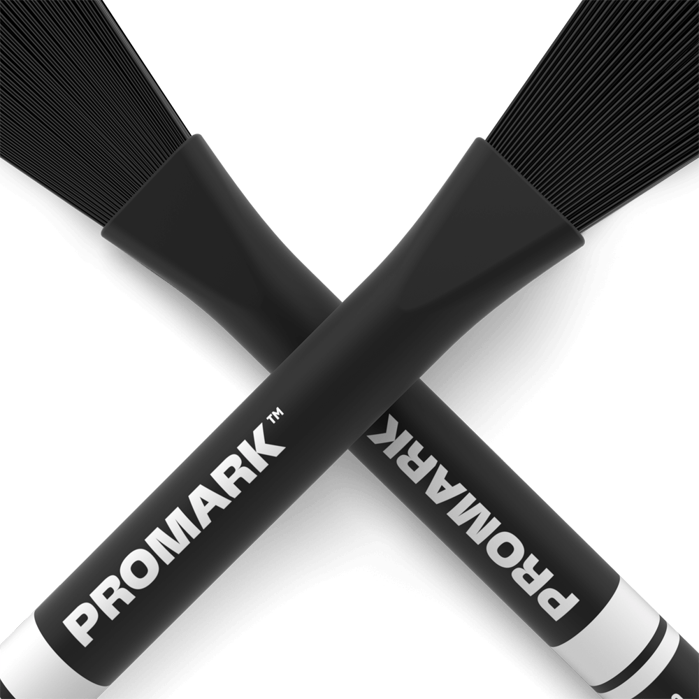 Promark by D'Addario PMNB2B Heavy Nylon Drum Brush 2B