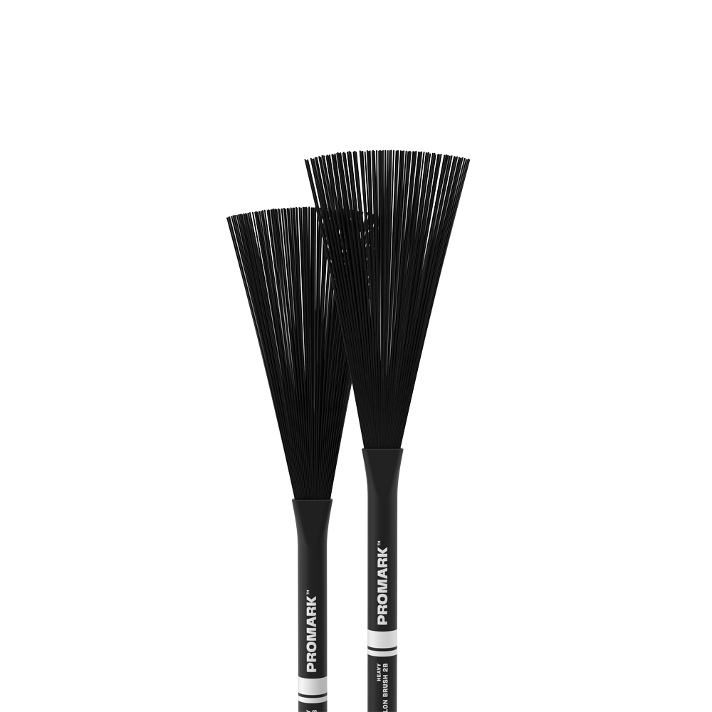 Promark by D'Addario PMNB2B Heavy Nylon Drum Brush 2B