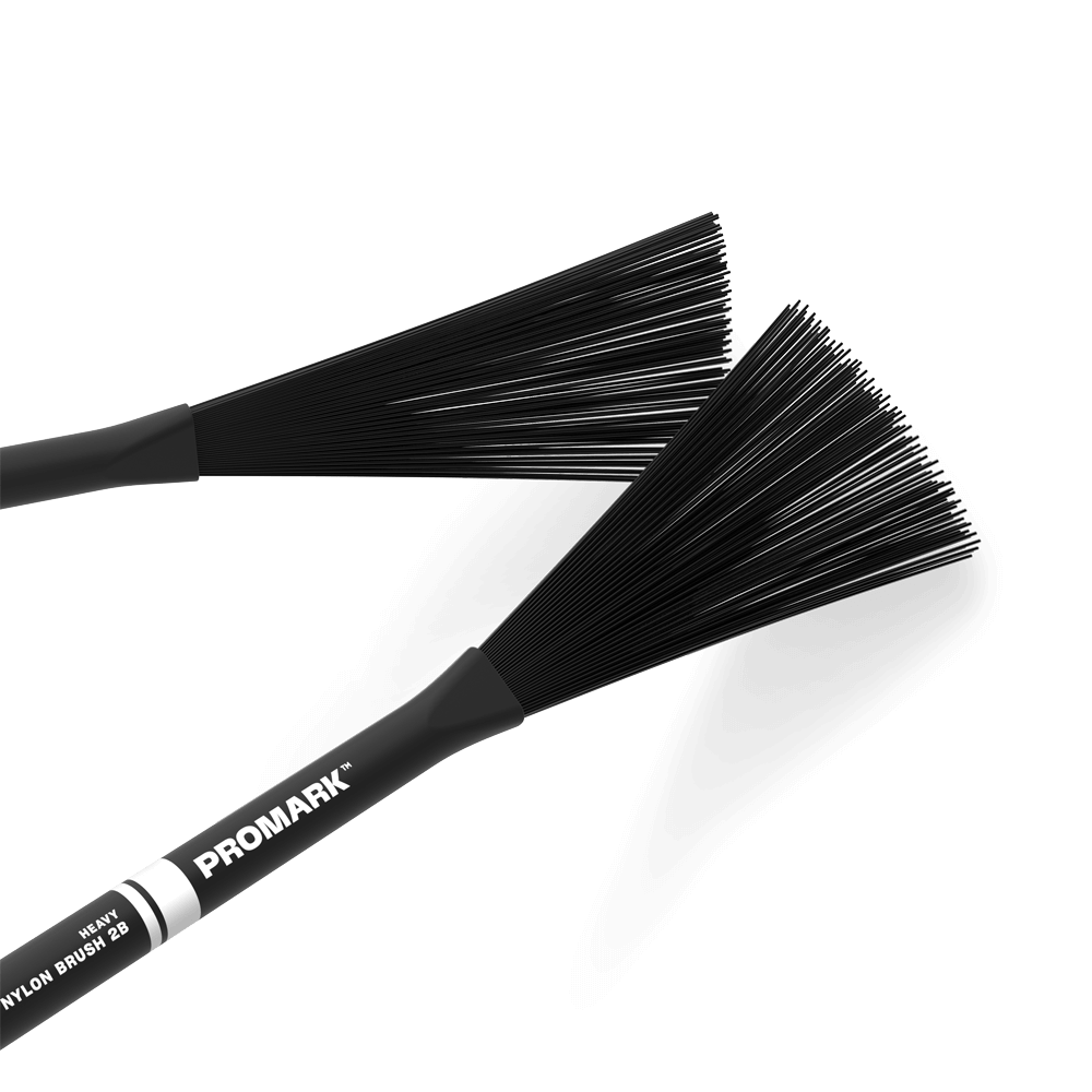 Promark by D'Addario PMNB2B Heavy Nylon Drum Brush 2B