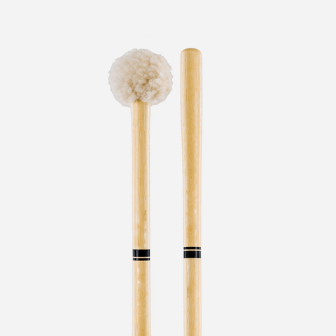 Promark by D'Addario PSMB2S Marching Bass Drum Mallets - For 18" - 22" Bass Drums
