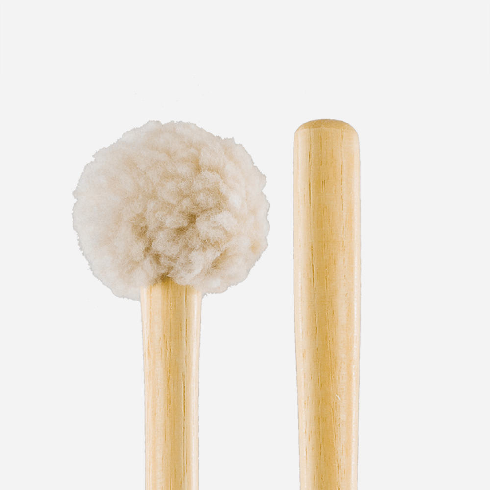 Promark by D'Addario PSMB2S Marching Bass Drum Mallets - For 18" - 22" Bass Drums