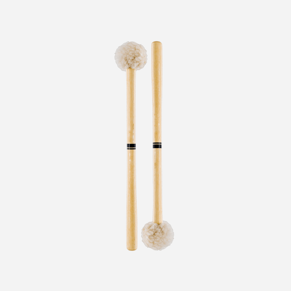 Promark by D'Addario PSMB2S Marching Bass Drum Mallets - For 18" - 22" Bass Drums