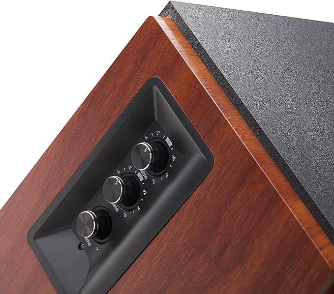 Edifier R1700BT Bluetooth Bookshelf Speakers - Brown