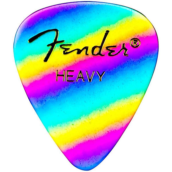 Fender Premium Celluloid Picks 351 Shape 12-Pack - Rainbow
