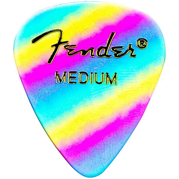 Fender Premium Celluloid Picks 351 Shape 12-Pack - Rainbow