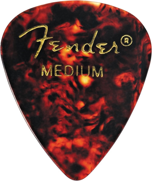Fender Premium Celluloid 351 Picks Shape 12-Pack - Tortoise Shell