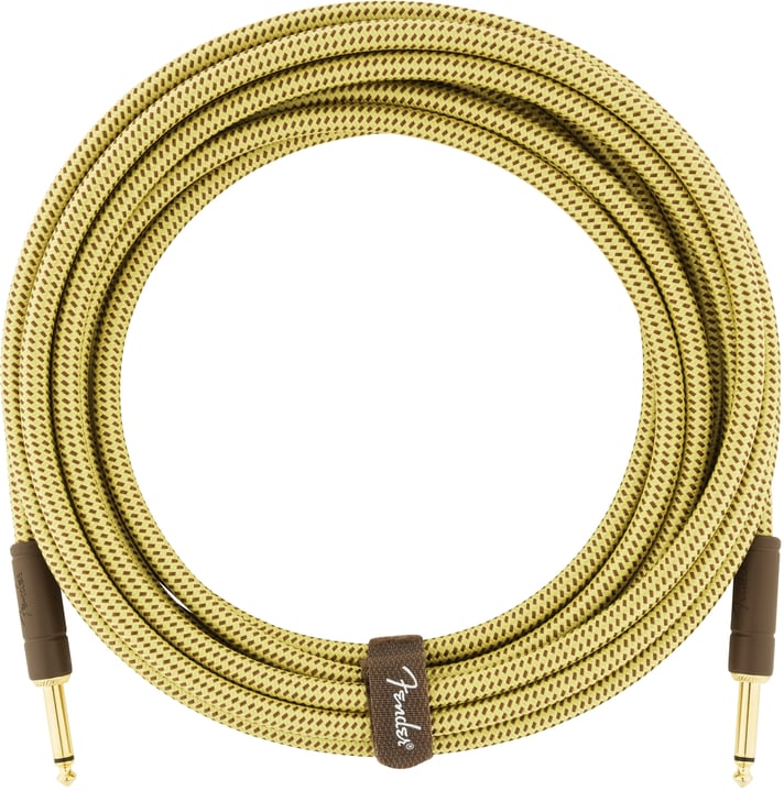 Fender Deluxe Series Tweed 10' Guitar Instrument Cable Straight-Straight