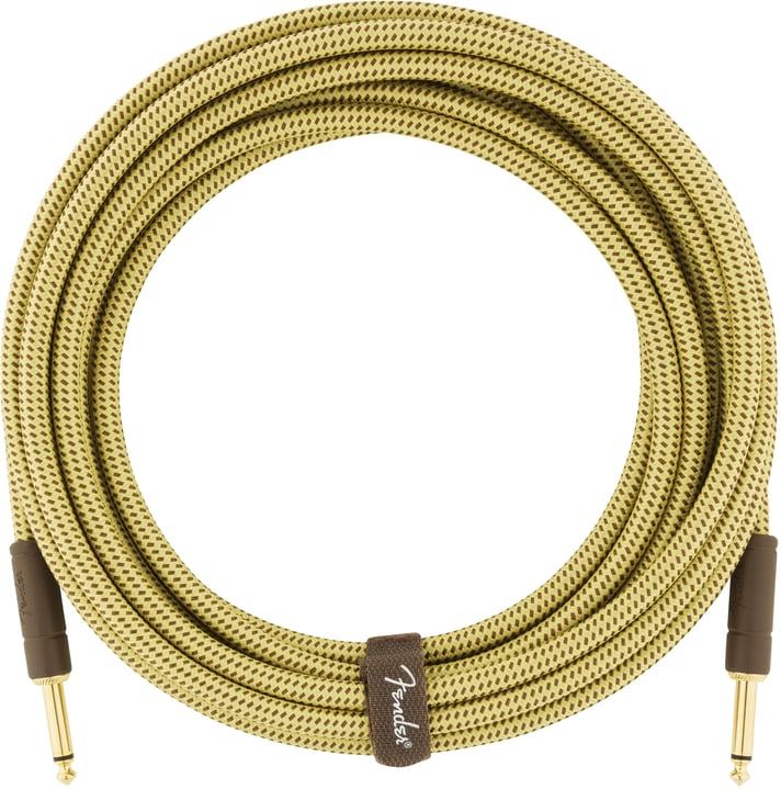 Fender Deluxe Series Tweed 18.6' Guitar Instrument Cable Straight-Straight
