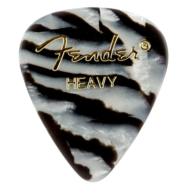 Fender Premium Celluloid Picks 351 Shape 12-Pack - Zebra