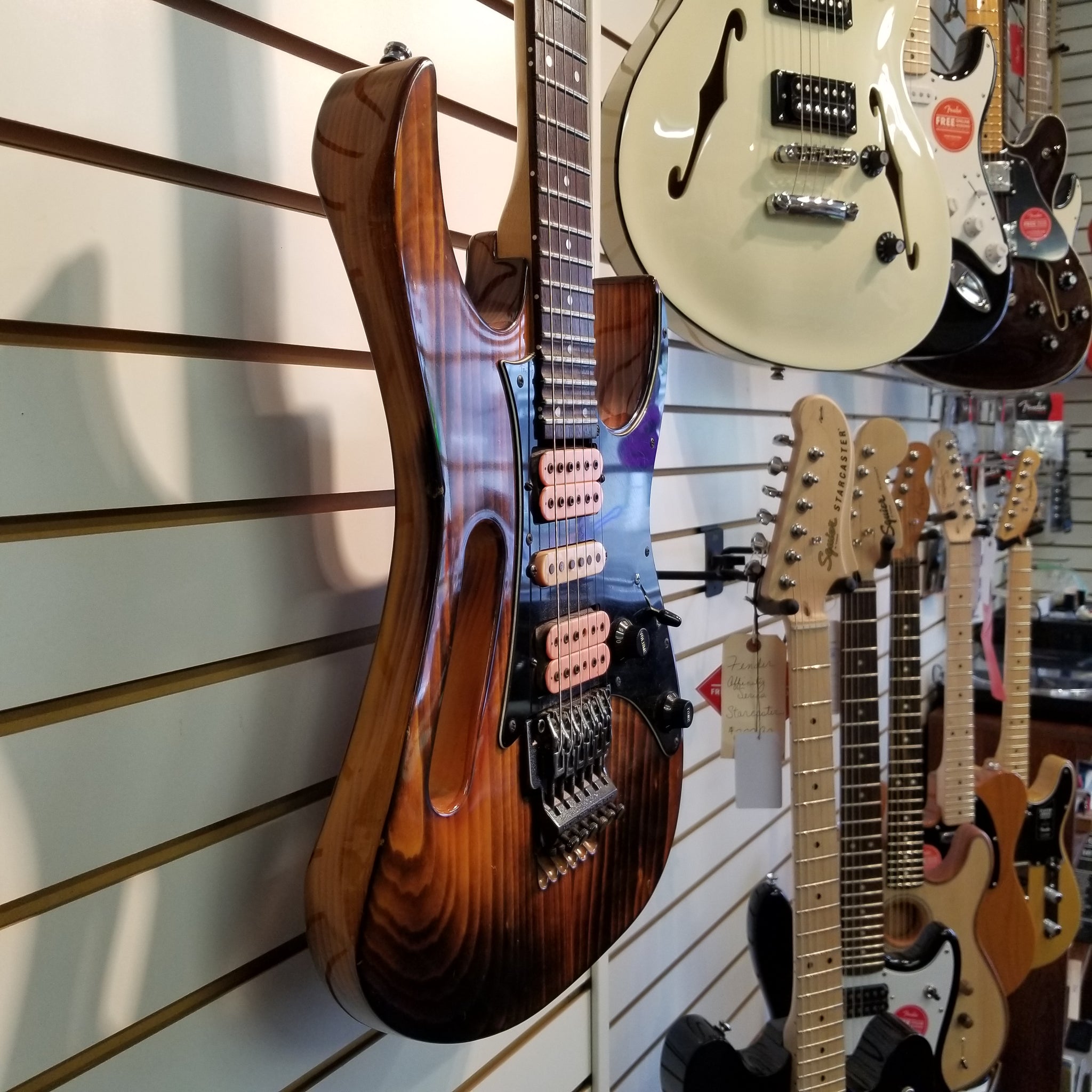 Ibanez JEM7 JEM 7 RB Root Beer Electric Guitar - 1987' - Steve Vai - JAPAN