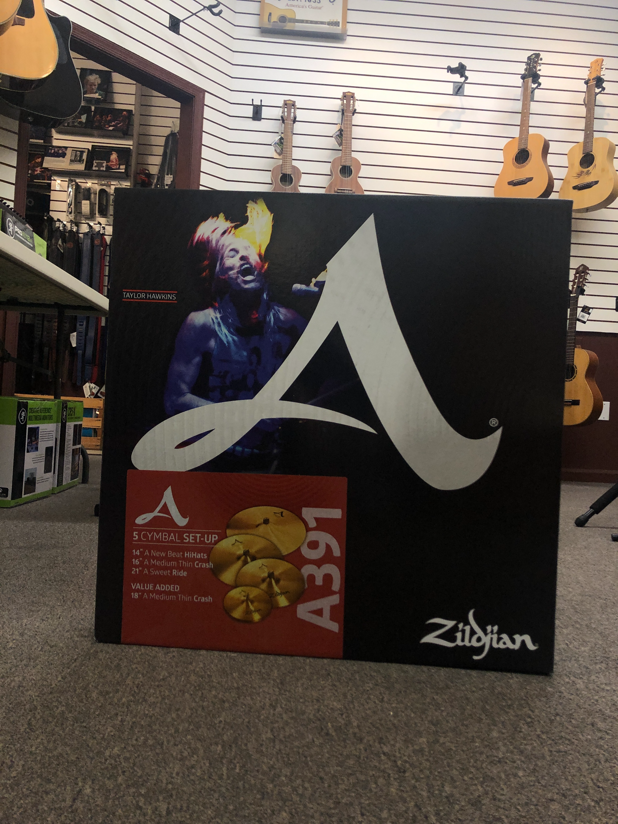 Zildjian A Series A-391 Sweet Ride Cymbal Pack 5-Set - Taylor Hawkins - USED GEAR