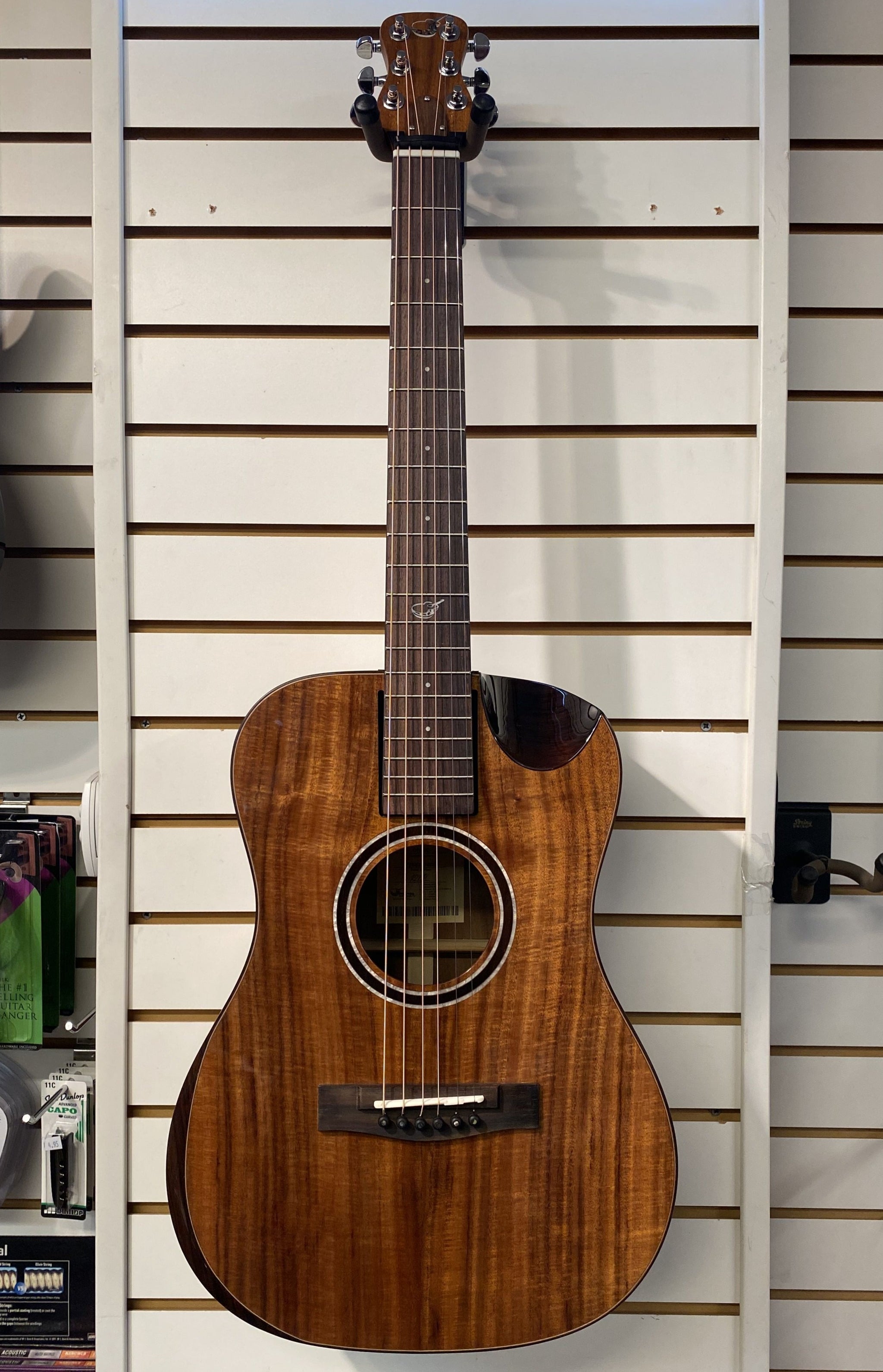Journey® OF822C Limited Edition KOA Acoustic-Electric Travel Guitar w/ Carryon Bag 2029