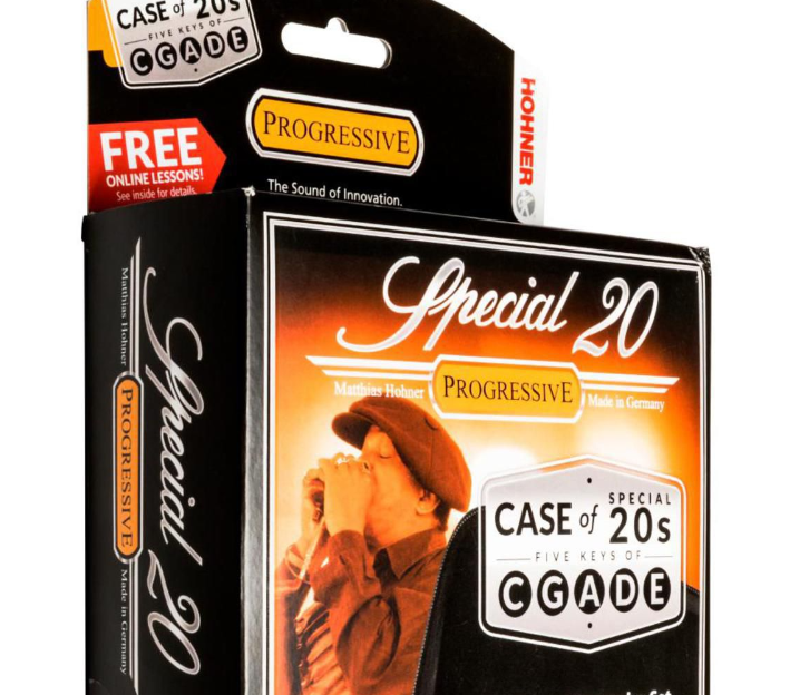 HOHNER M5606XP CASE OF SPECIAL 20S FIVE-PIECE HARMONICA SET WITH CUSTOM CARRYING CASE