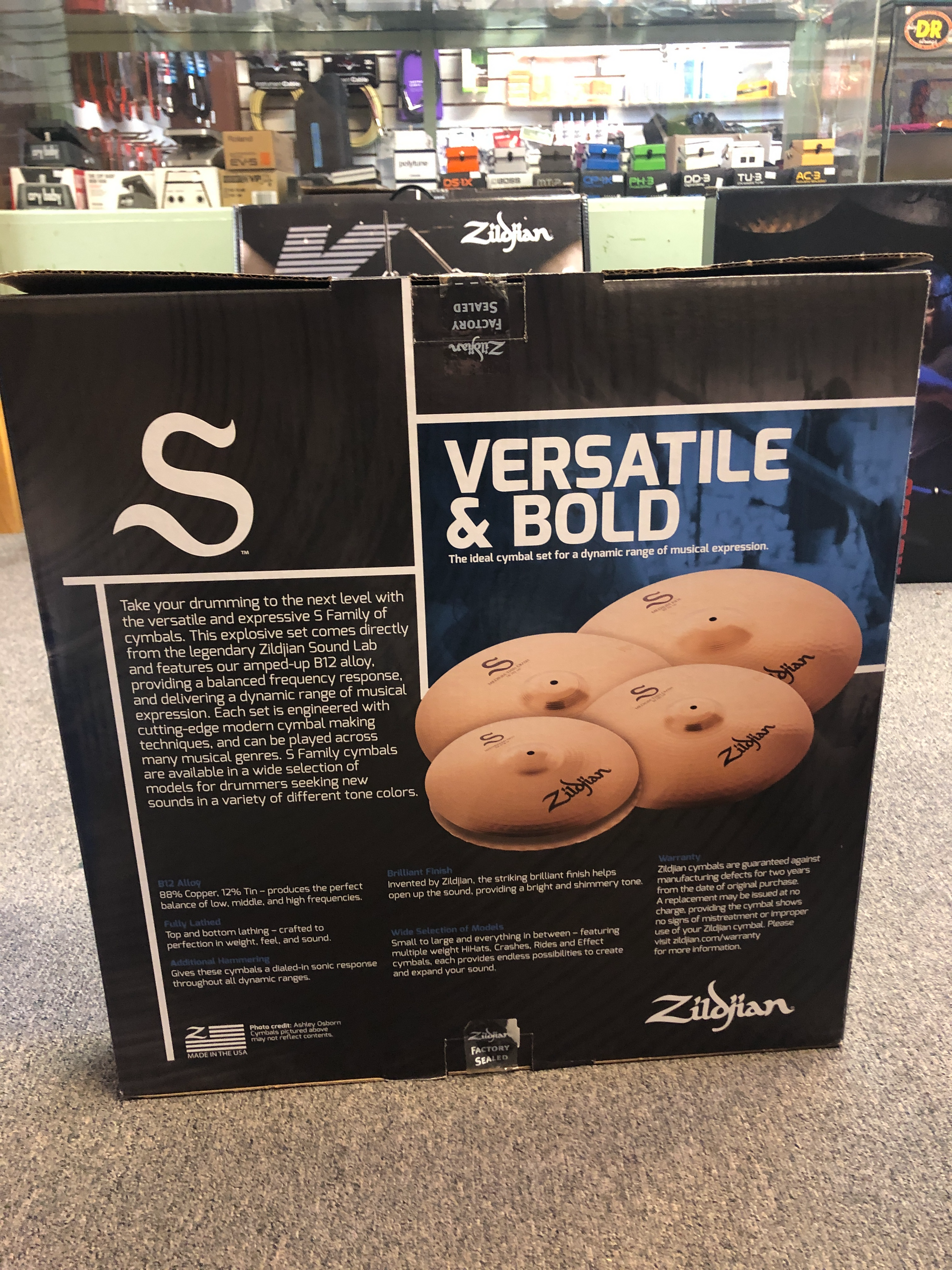Zildjian S390 Series Cymbal Standard Gig Pack 5-Set High-Hats Crash Ride - USED GEAR