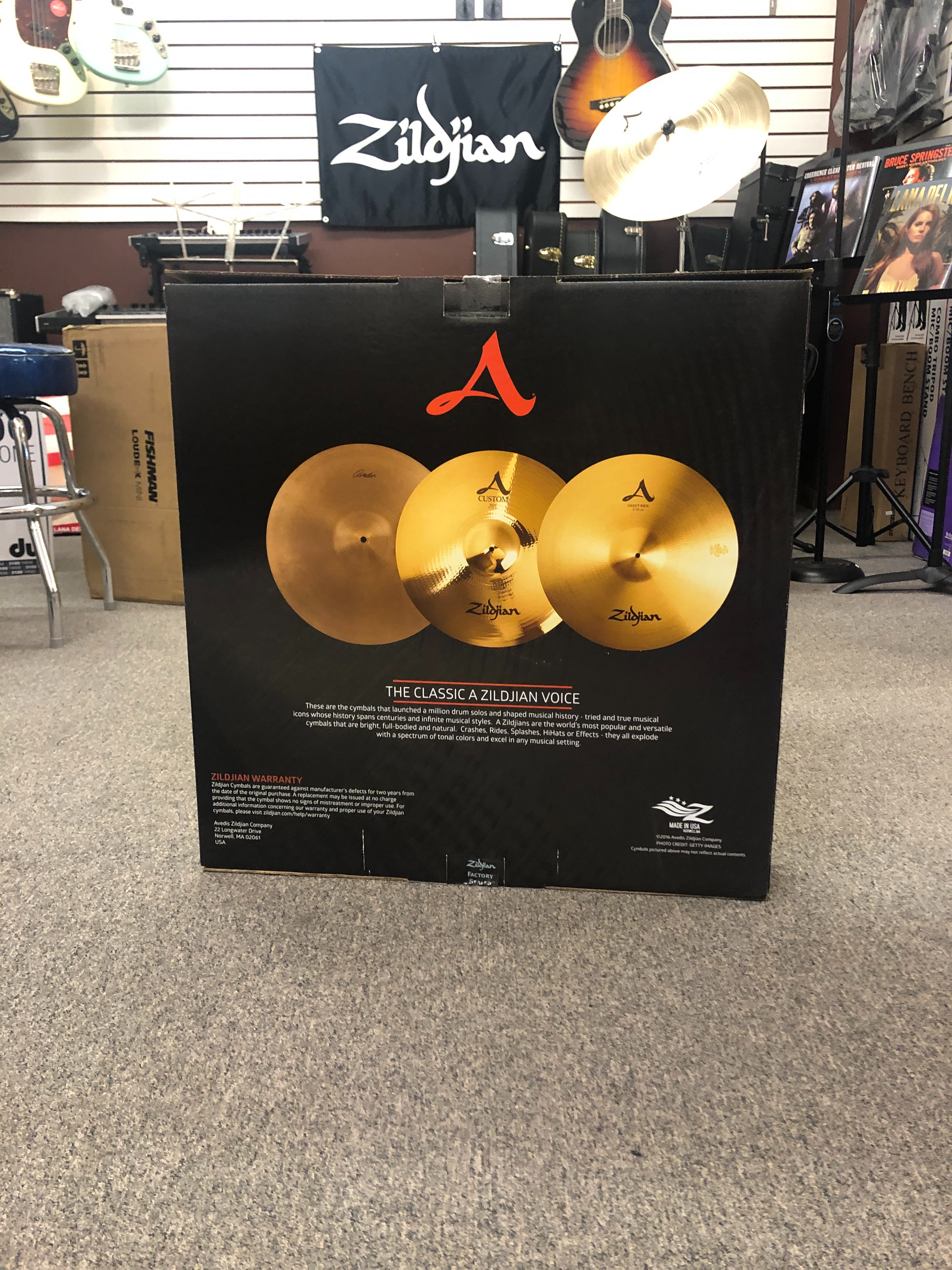 Zildjian A Series A-391 Sweet Ride Cymbal Pack 5-Set - Taylor Hawkins - USED GEAR