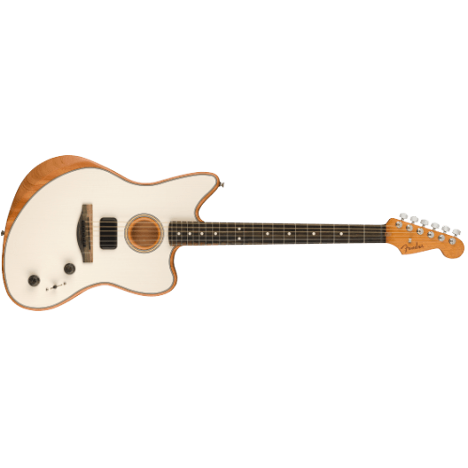 Fender Acoustasonic Arctic White Jazzmaster