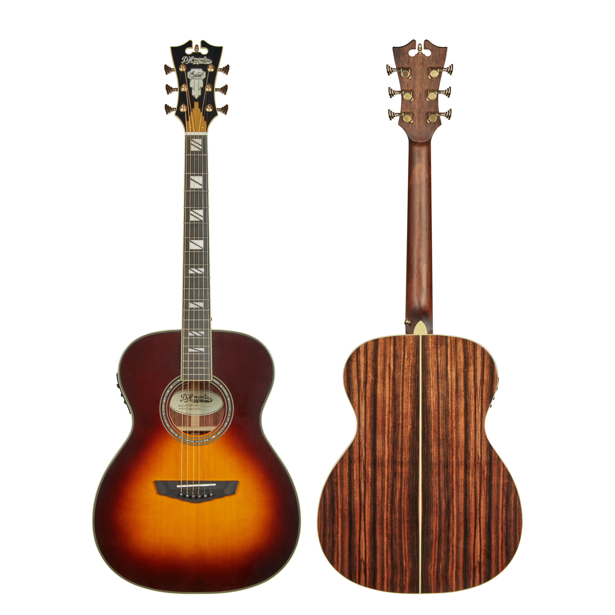 D'Angelico Excel Tammany Vintage Sunburst Acoustic Electric Guitar