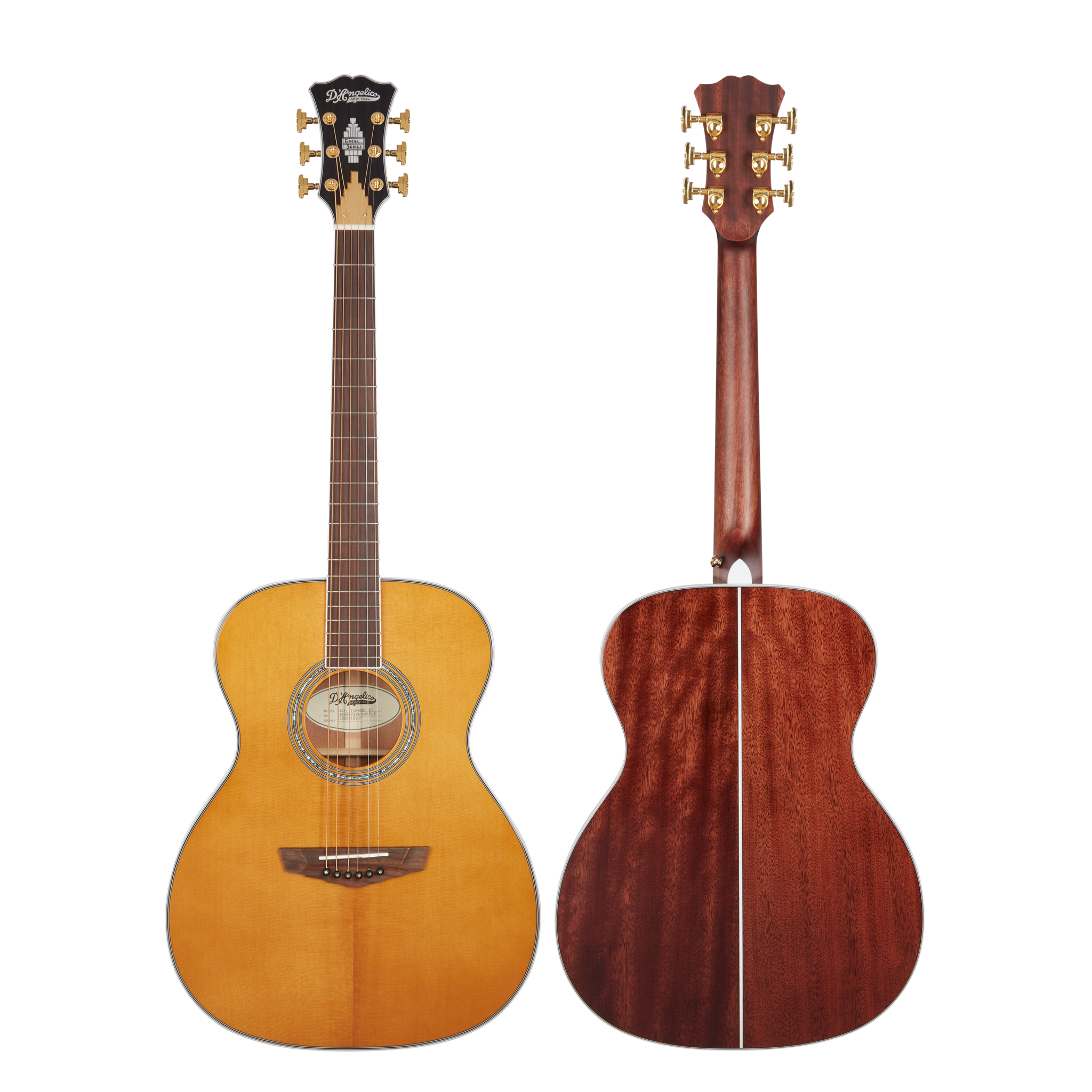 D'Angelico Excel Tammany XT Vintage Sunburst Acoustic Electric Guitar