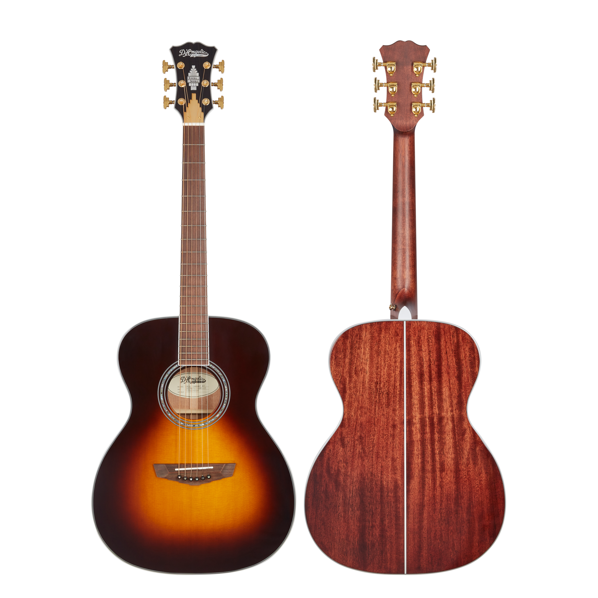 D'Angelico Excel Tammany XT Vintage Sunburst Acoustic Electric Guitar