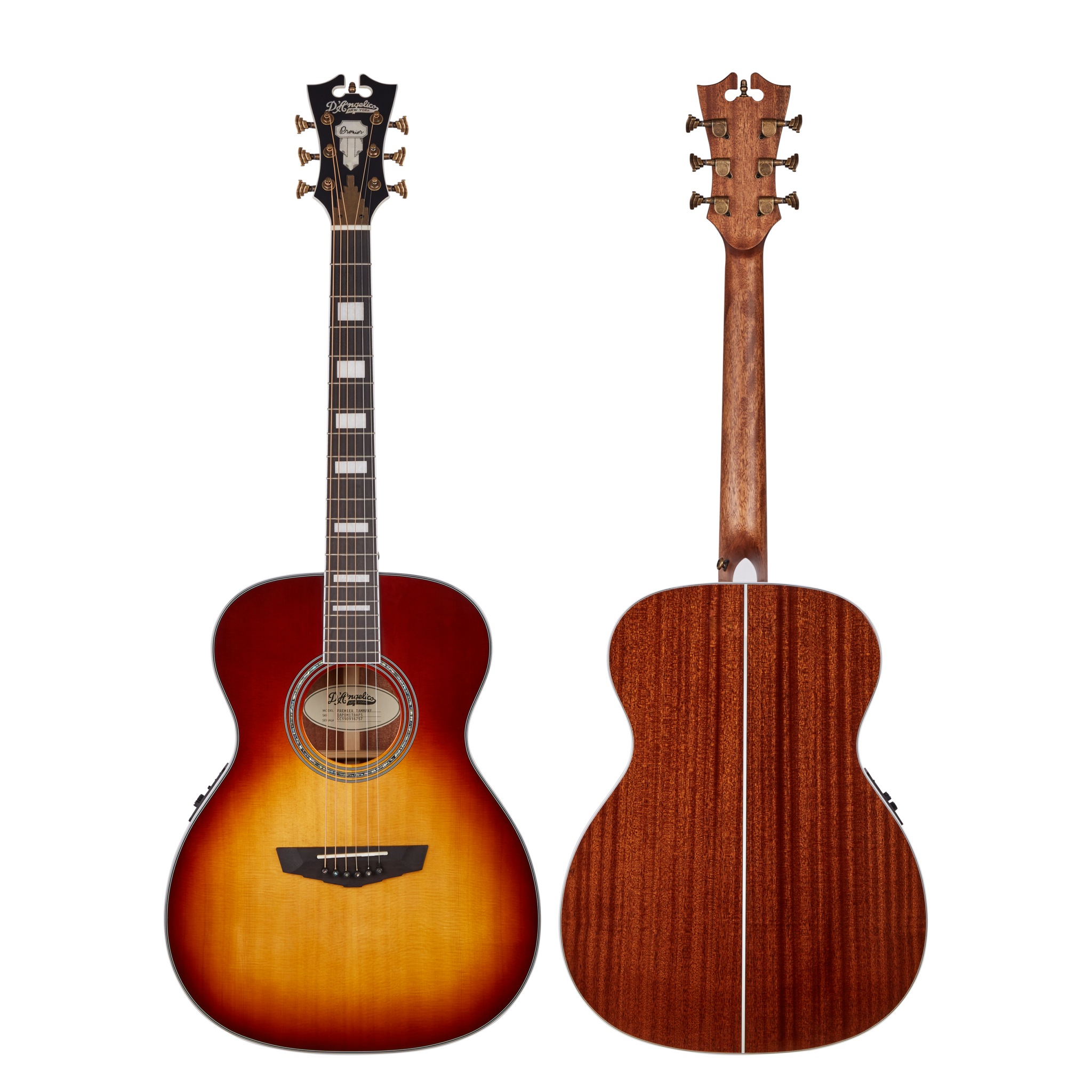 D'Angelico Premier Tammany Ice Tea Burst Acoustic Guitar