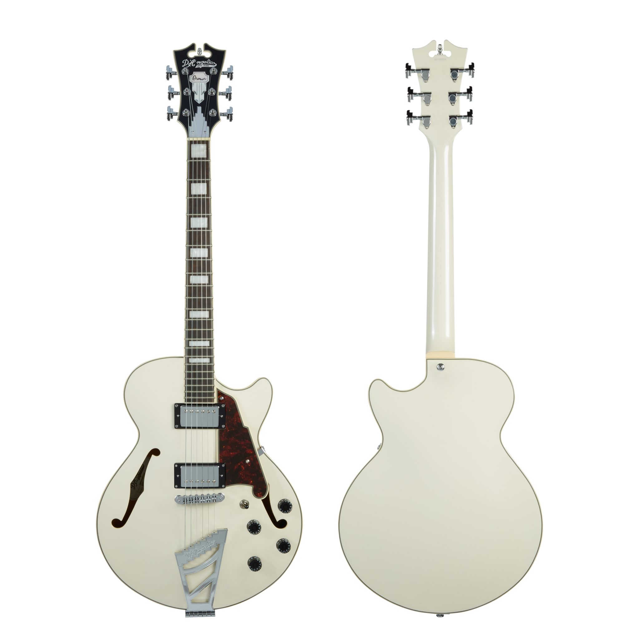 D'Angelico Premier SS Champagne Electric Guitar Stairstep Tailpiece