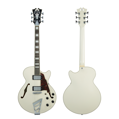 D'Angelico Premier SS Champagne Electric Guitar Stairstep Tailpiece