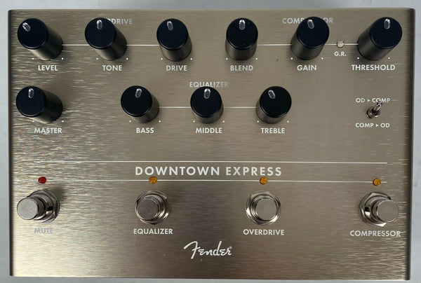 ベース Fender Downtown Express Bass Multi Pedal Downtown Express Bass Multi-Effect Pedal – Fender