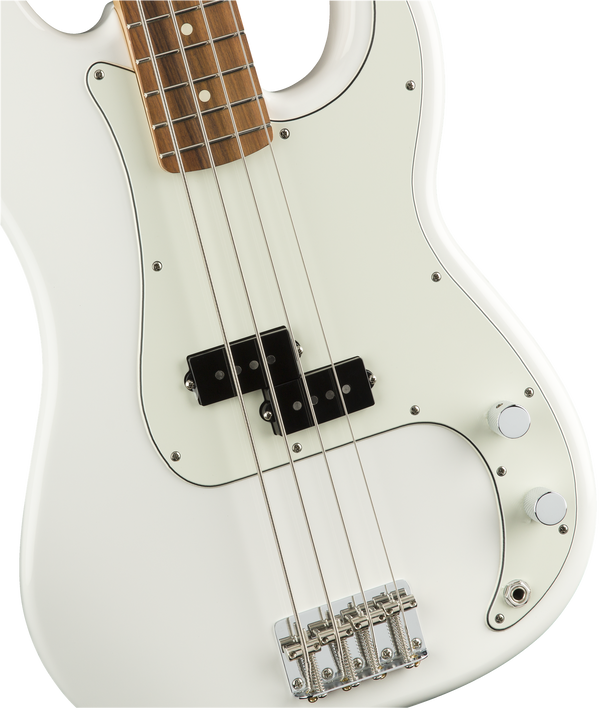 Fender Player Precision Bass Polar White - Grass Roots Music Store