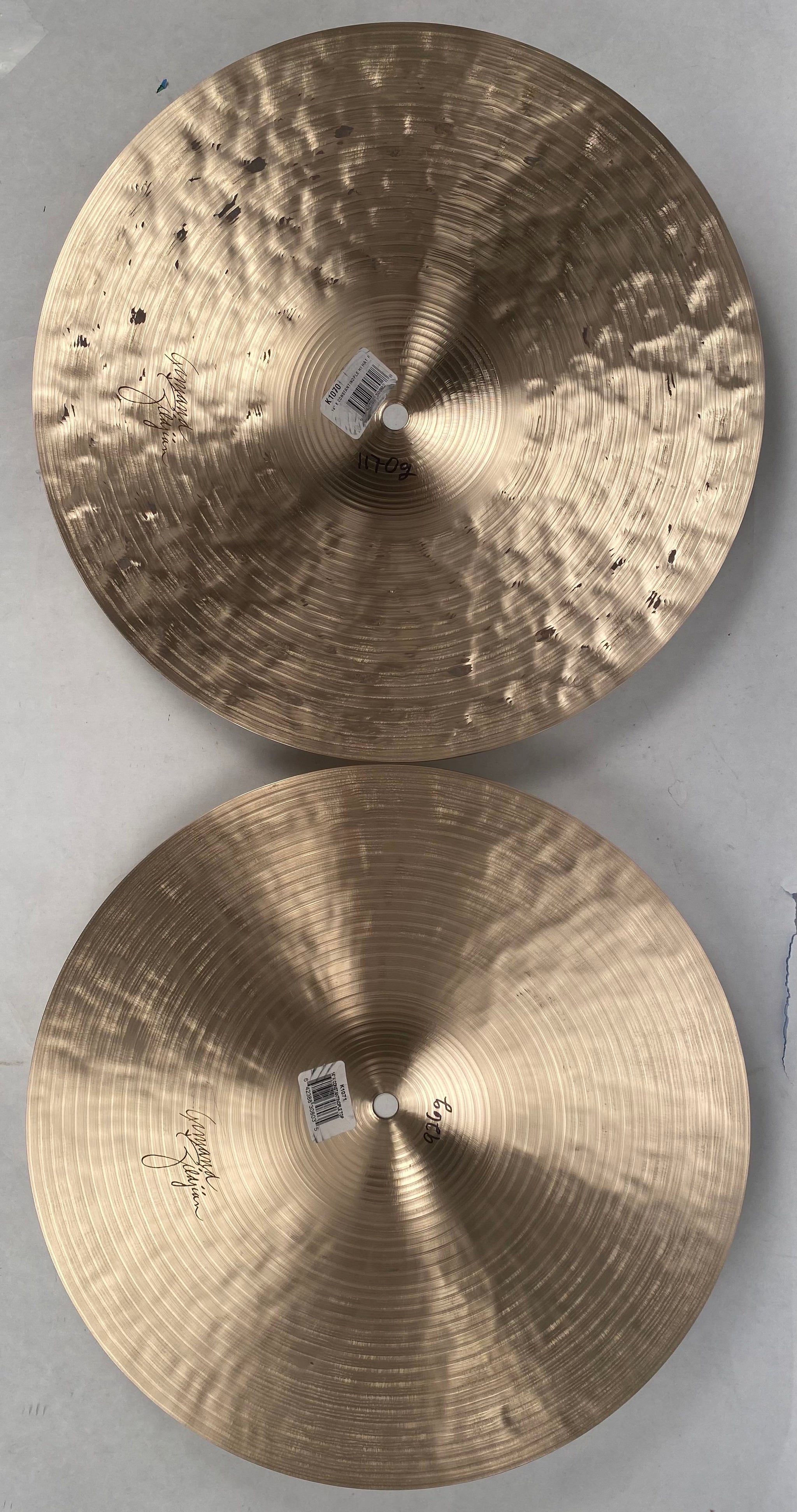Zildjian Constantinople 14" Hi Hat Top + Bottom K1070