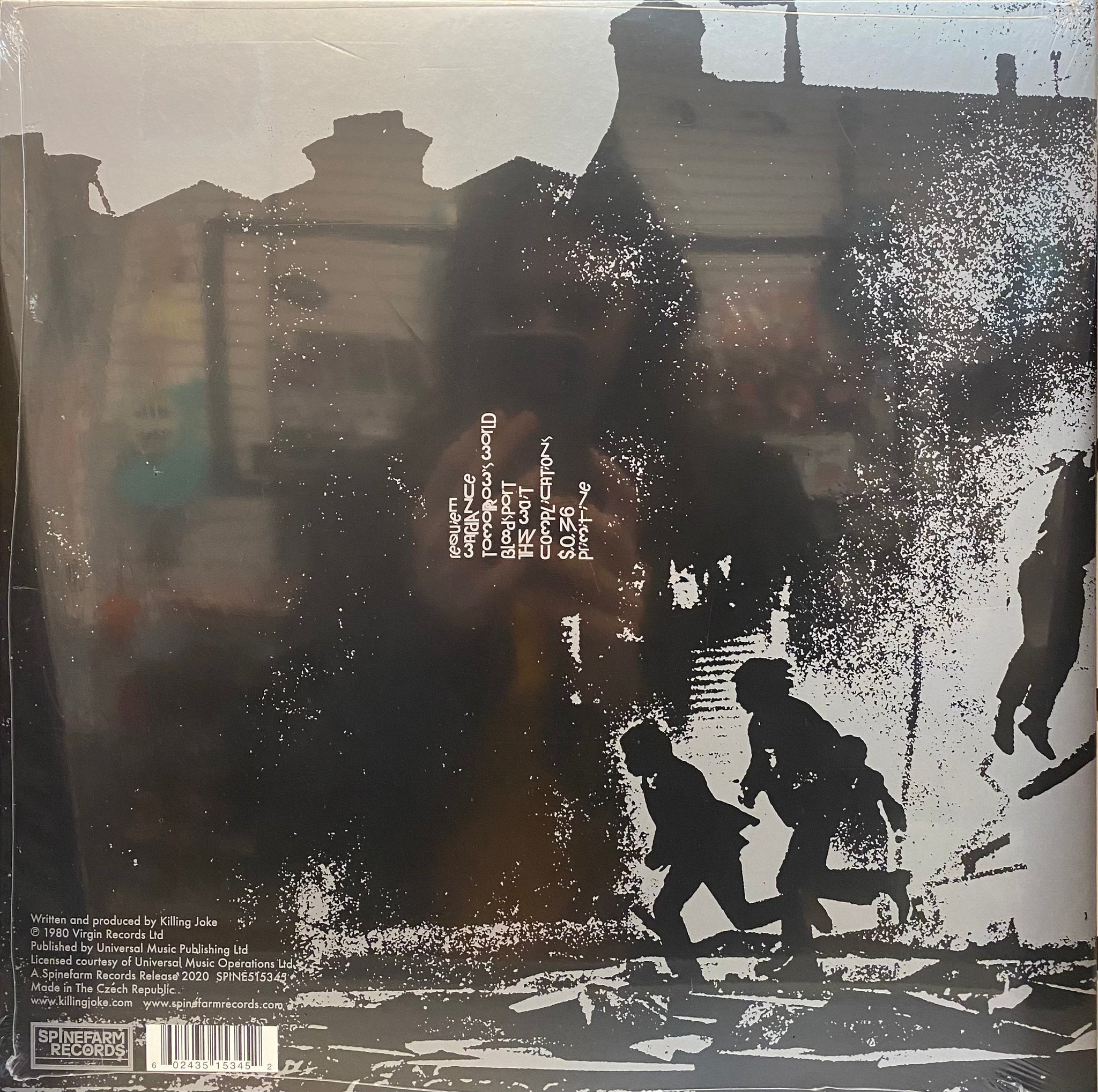 Killing Joke - Self-Titled Debut Album - Black and Clear Bi-Coloured Vinyl