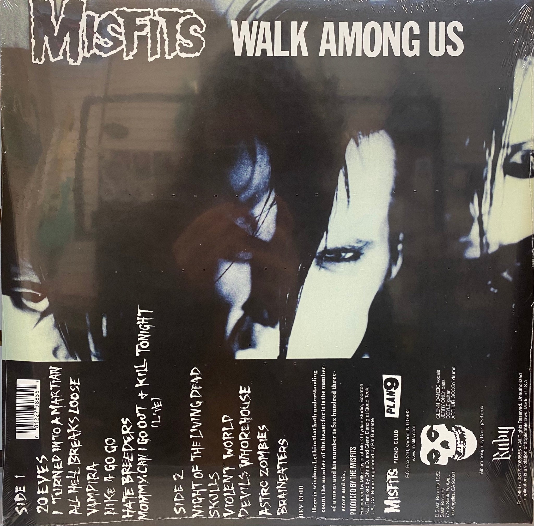 Misfts - Walk Among Us - Vinyl Record LP (Punk)