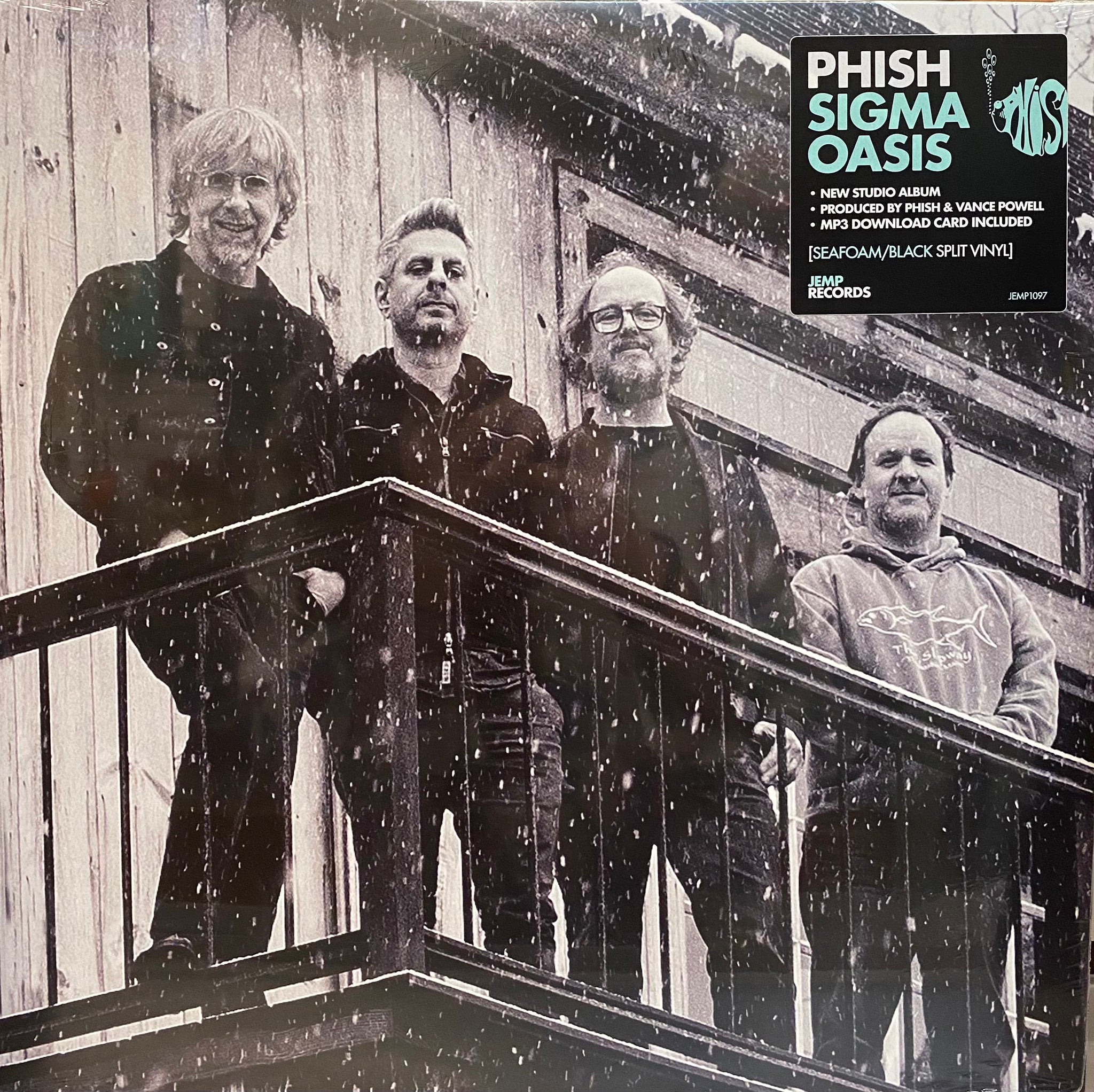 Phish - Sigma Oasis - Seafoam/Black Split Colored Vinyl Record LP
