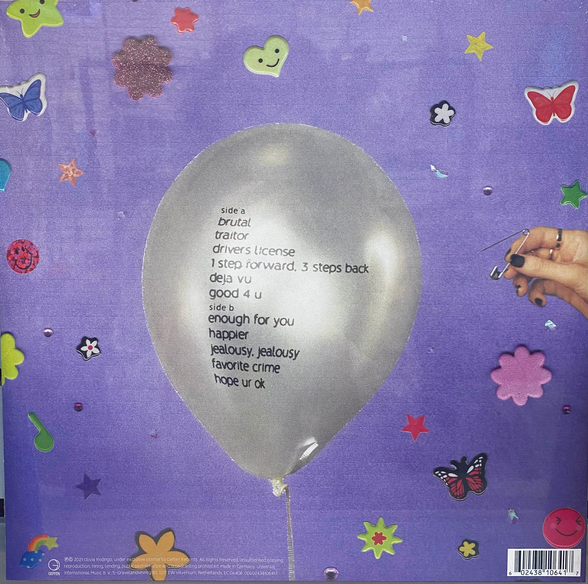 Olivia Rodrigo - SOUR - Vinyl Record LP