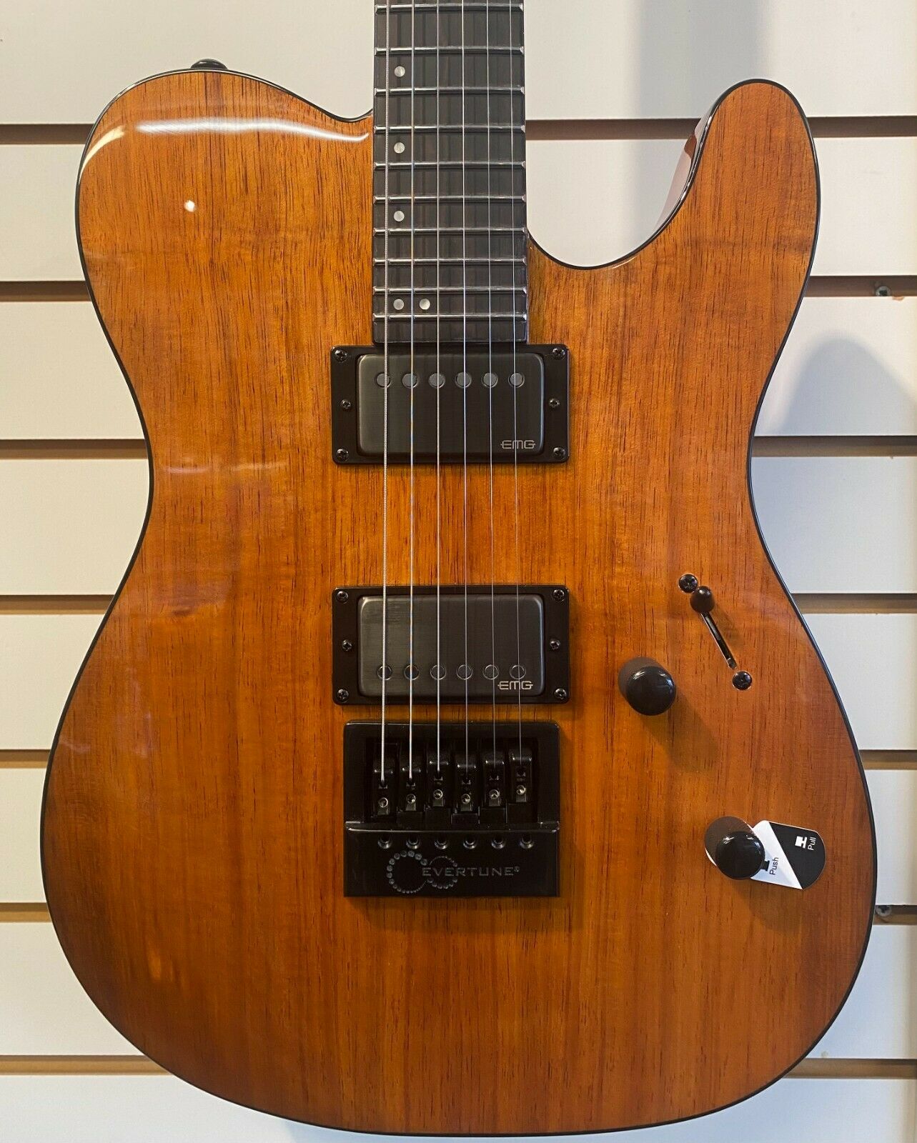 ESP LTD TE-1000 EVERTUNE KOA ELECTRIC GUITAR NATURAL GLOSS