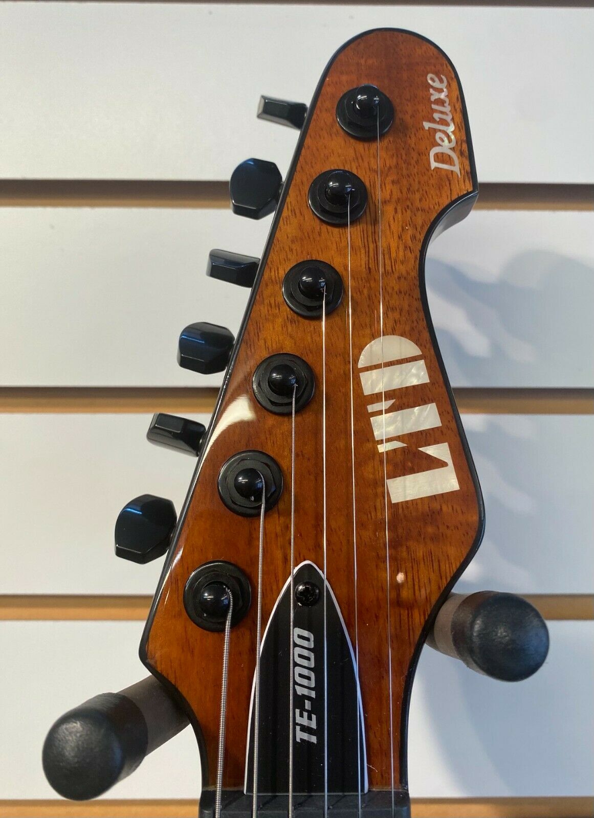 ESP LTD TE-1000 EVERTUNE KOA ELECTRIC GUITAR NATURAL GLOSS