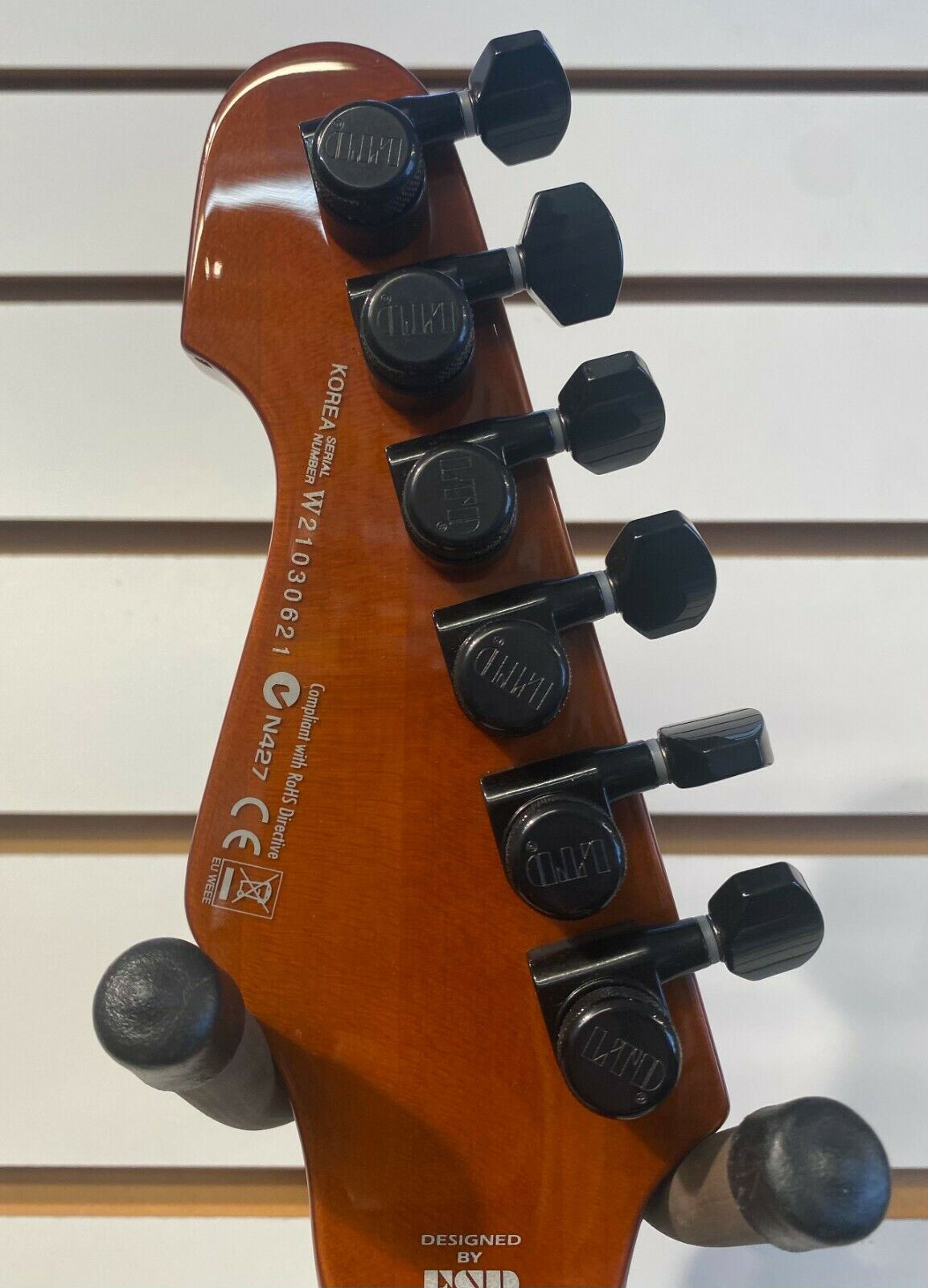 ESP LTD TE-1000 EVERTUNE KOA ELECTRIC GUITAR NATURAL GLOSS