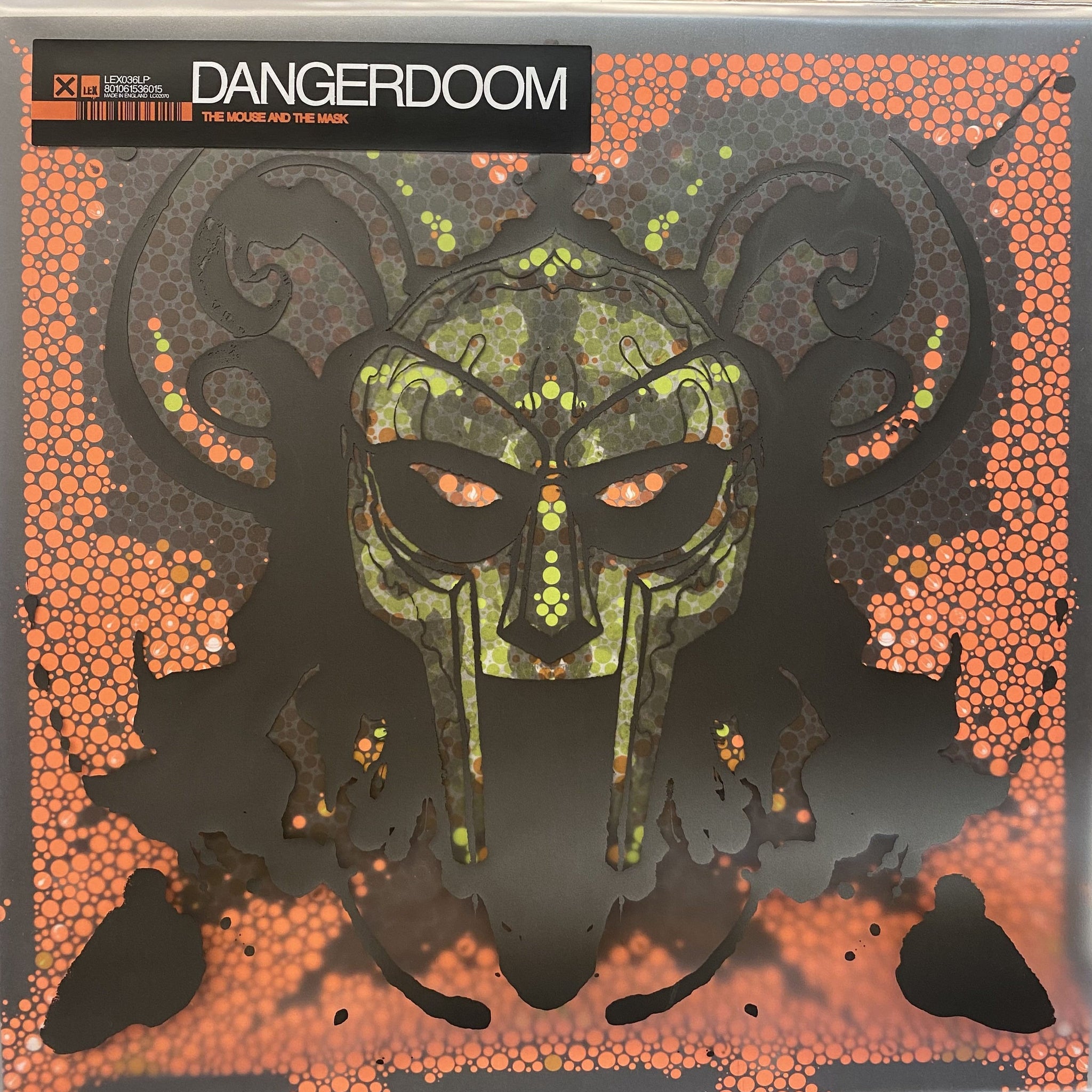 MF DOOM - DANGERDOOM - THE MOUSE AND THE MASK - 2 VINYL RECORD LP (RAP)