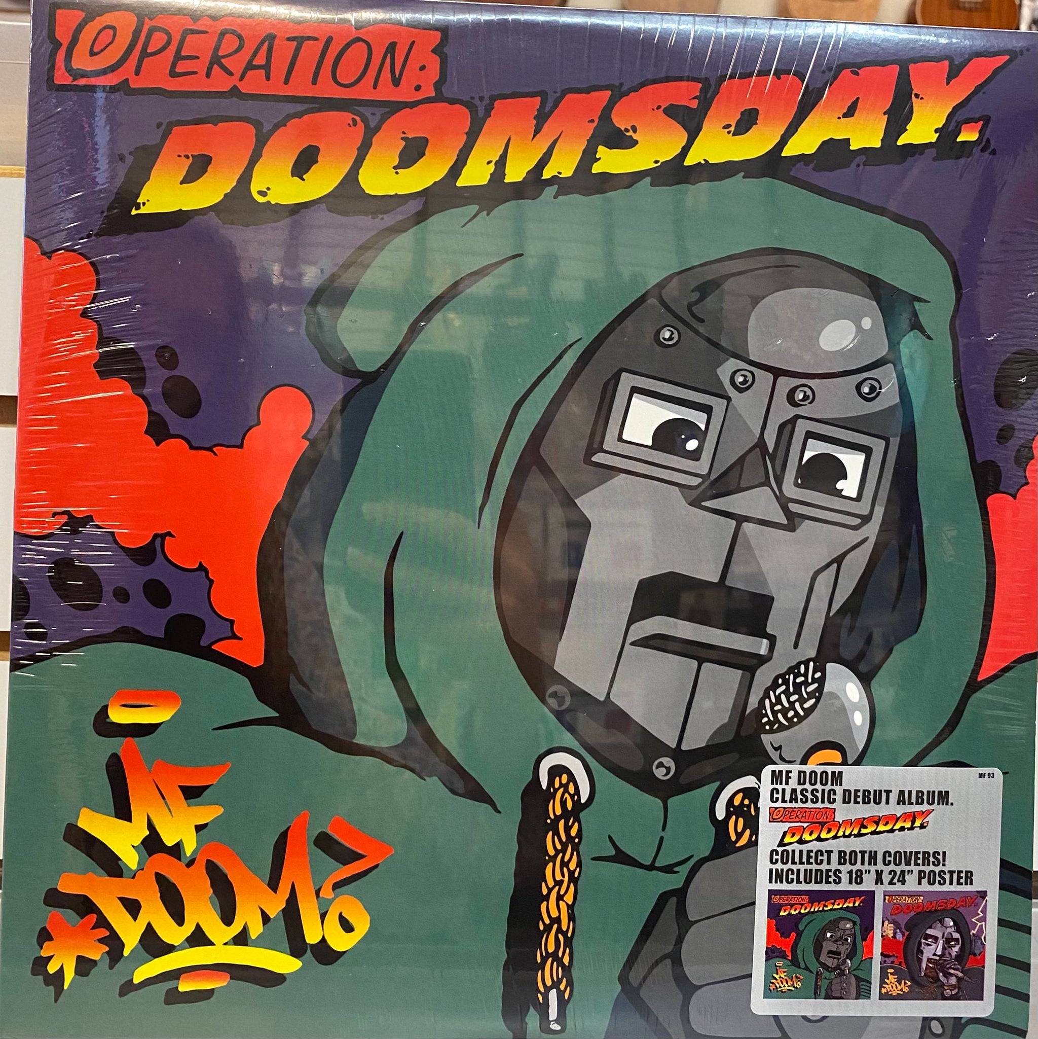 MF DOOM- OPERATION DOOMSDAY - VINYL LP RECORD (Rap)