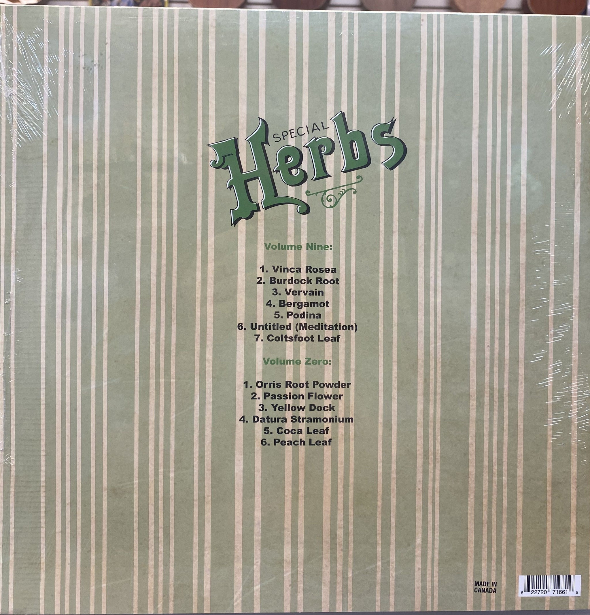 MF Doom - Special Herbs - Vols 9 & 0 - Vinyl LP Record (Rap)
