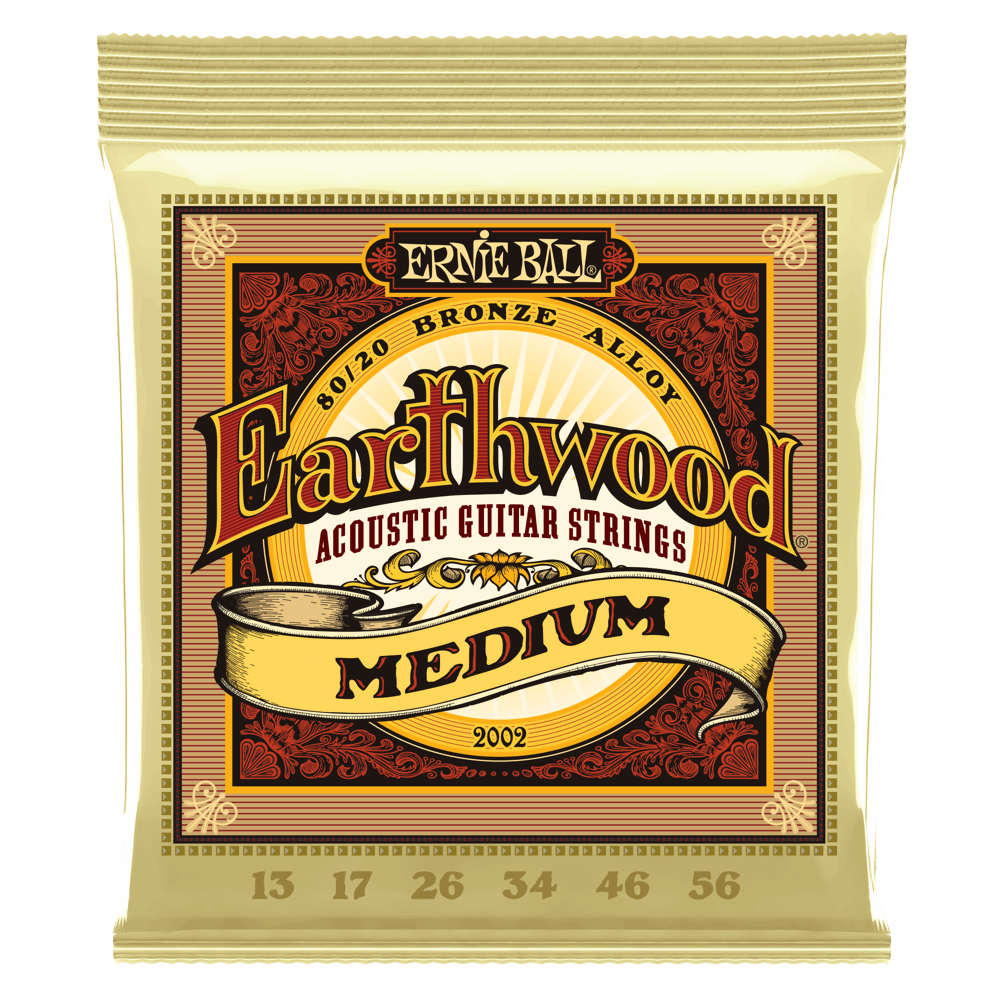 Ernie Ball Earthwood Medium - 80/20 Bronze Alloy Acoustic Guitar Strings