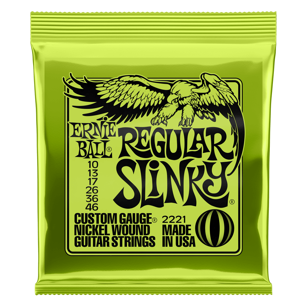 Ernie Ball Regular Slinky - Custom Gauge Nickel Wound Guitar Strings 10-46