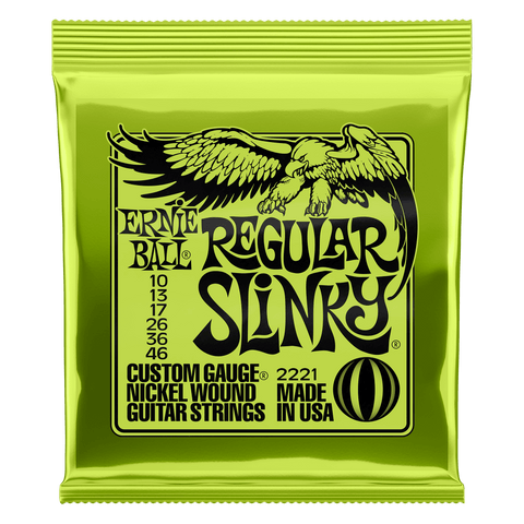 Ernie Ball Regular Slinky - Custom Gauge Nickel Wound Guitar Strings 10-46