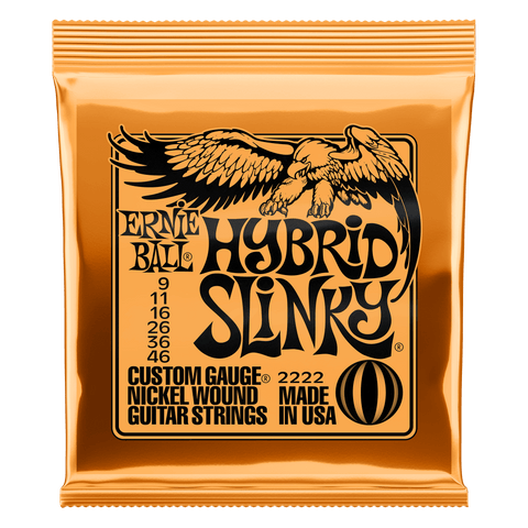 Ernie Ball Hybrid Slinky - Custom Gauge Nickel-Wound Guitar Strings 9-46