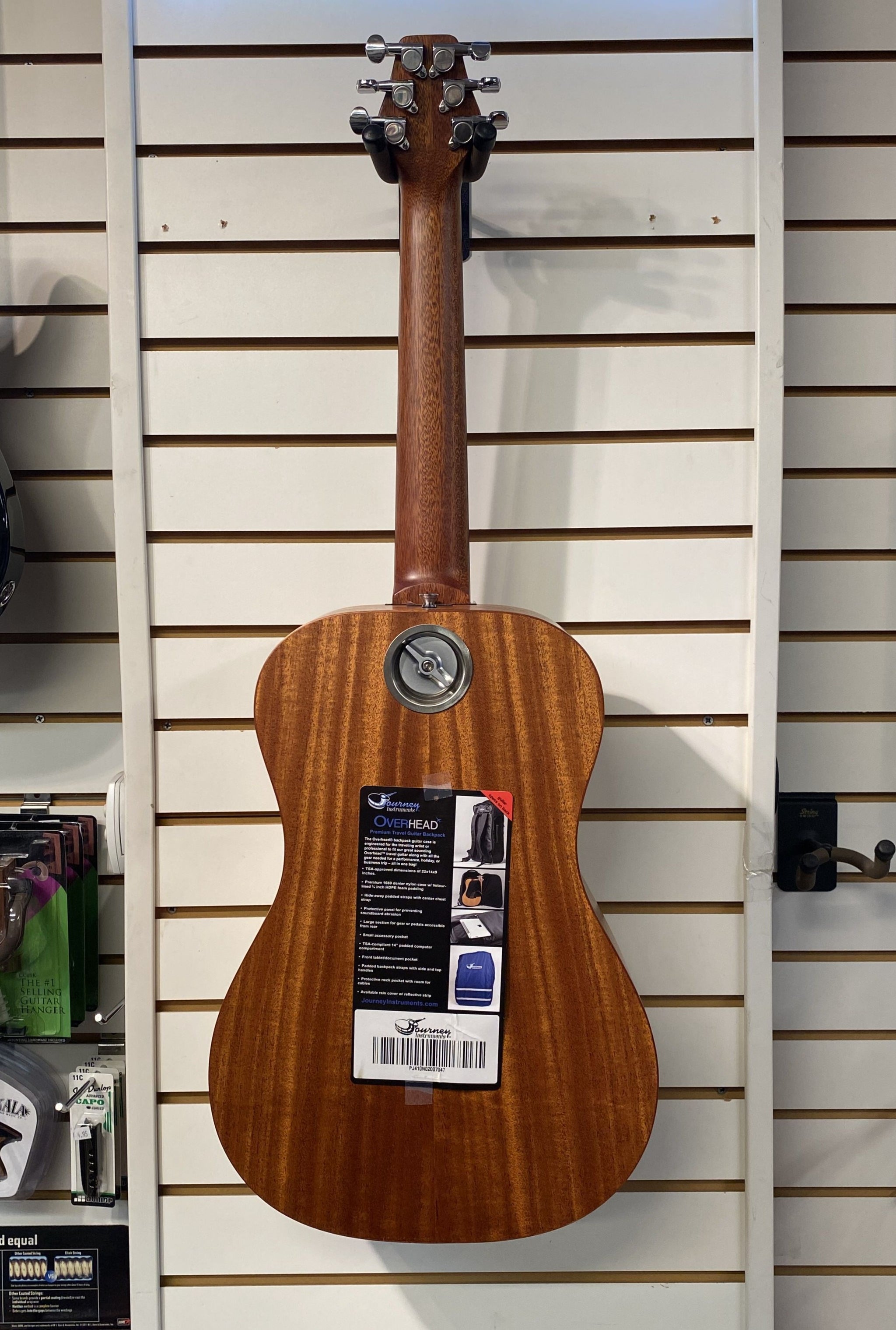 Journey® PJ410 "Puddle Jumper" Acoustic Travel Guitar w/ Carryon Bag DEMO