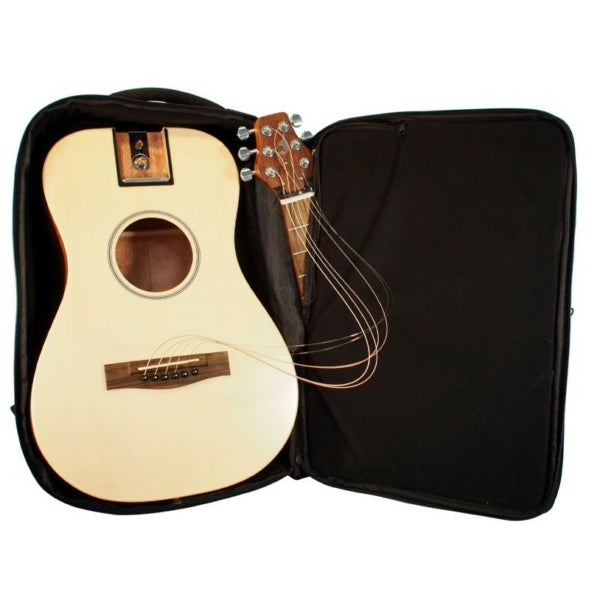 Journey® PJ410 "Puddle Jumper" Acoustic Travel Guitar w/ Carryon Bag DEMO