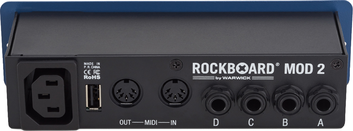 RockBoard MOD 2 - All-in-one Patchbay - TS/TRS, MIDI & USB