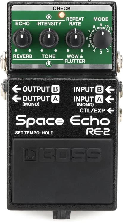 boss pedal warranty Boss RE-2 Space Echo Guitar Pedal