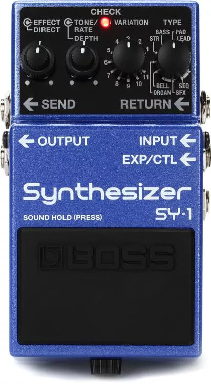 Boss SY-1 Synthesizer Guitar Pedal