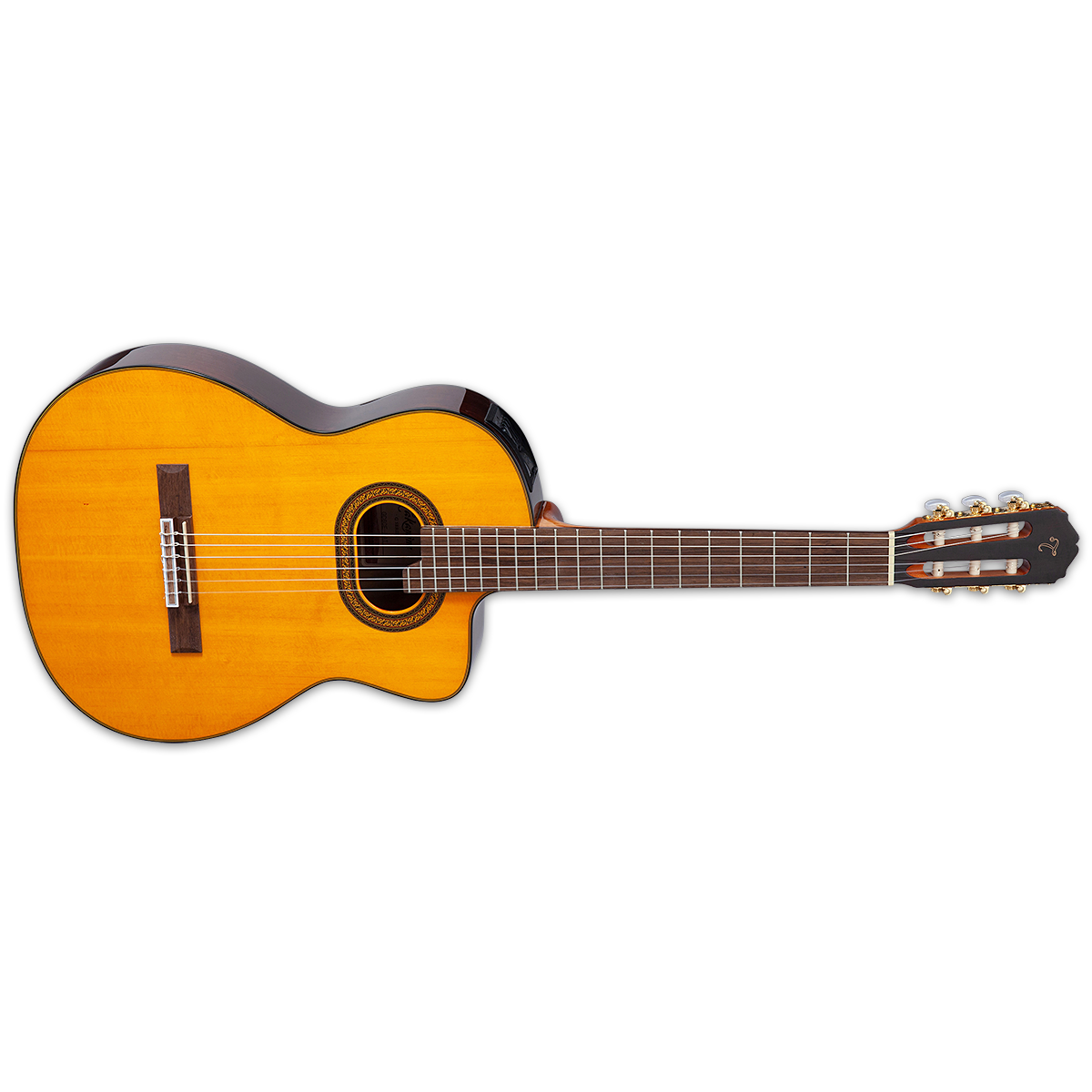 Takamine GC-6CE Natural Wood Nylon String Acoustic Guitar
